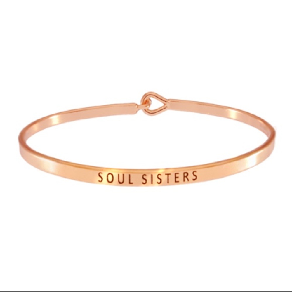 Landau Rose Goldtone Bangle NWOT